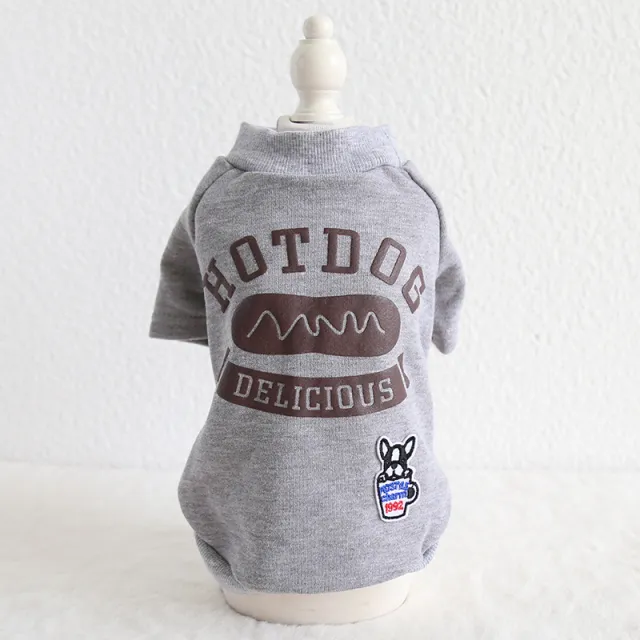 Pet clothes dog clothes Grey - Shop at LoveMi