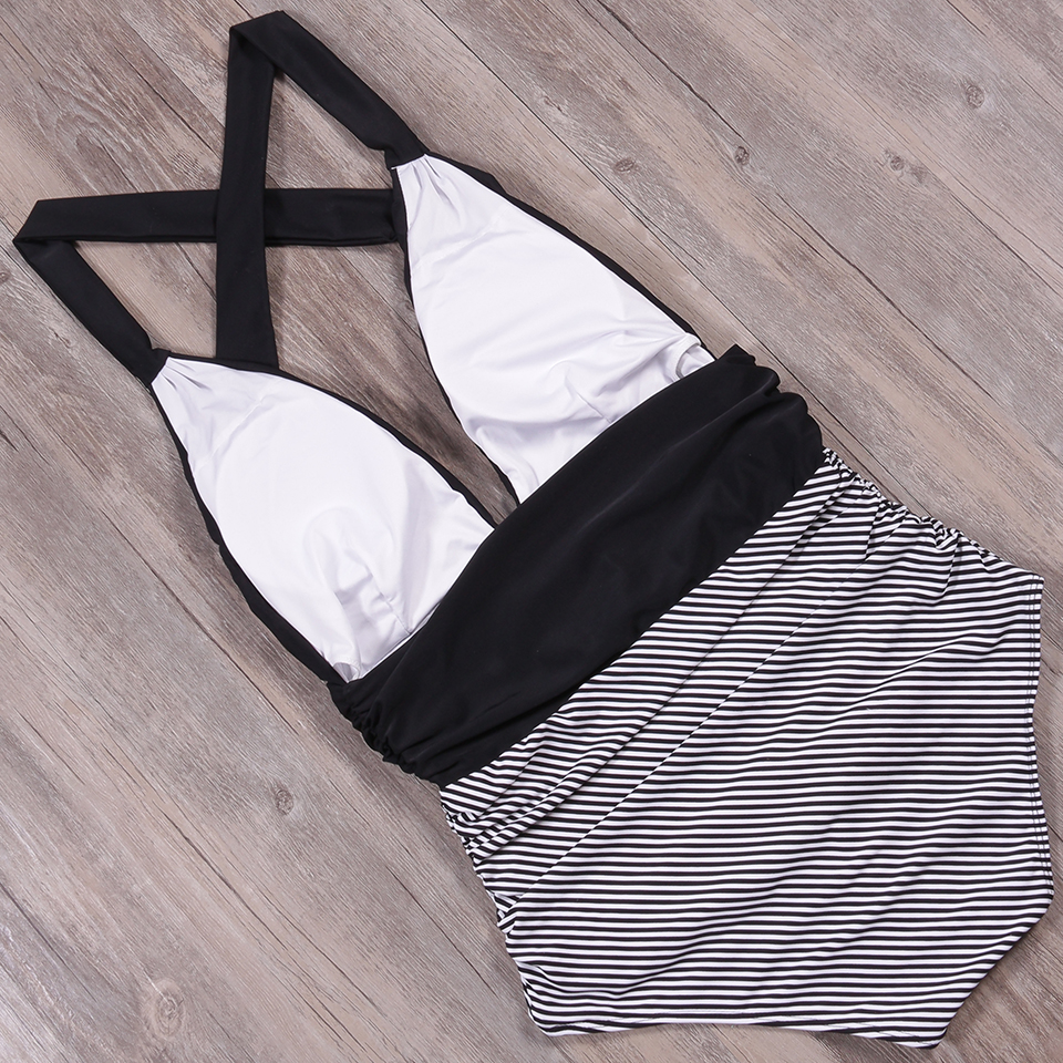 Sexy one-piece swimsuit plus size swimsuit - Image 2