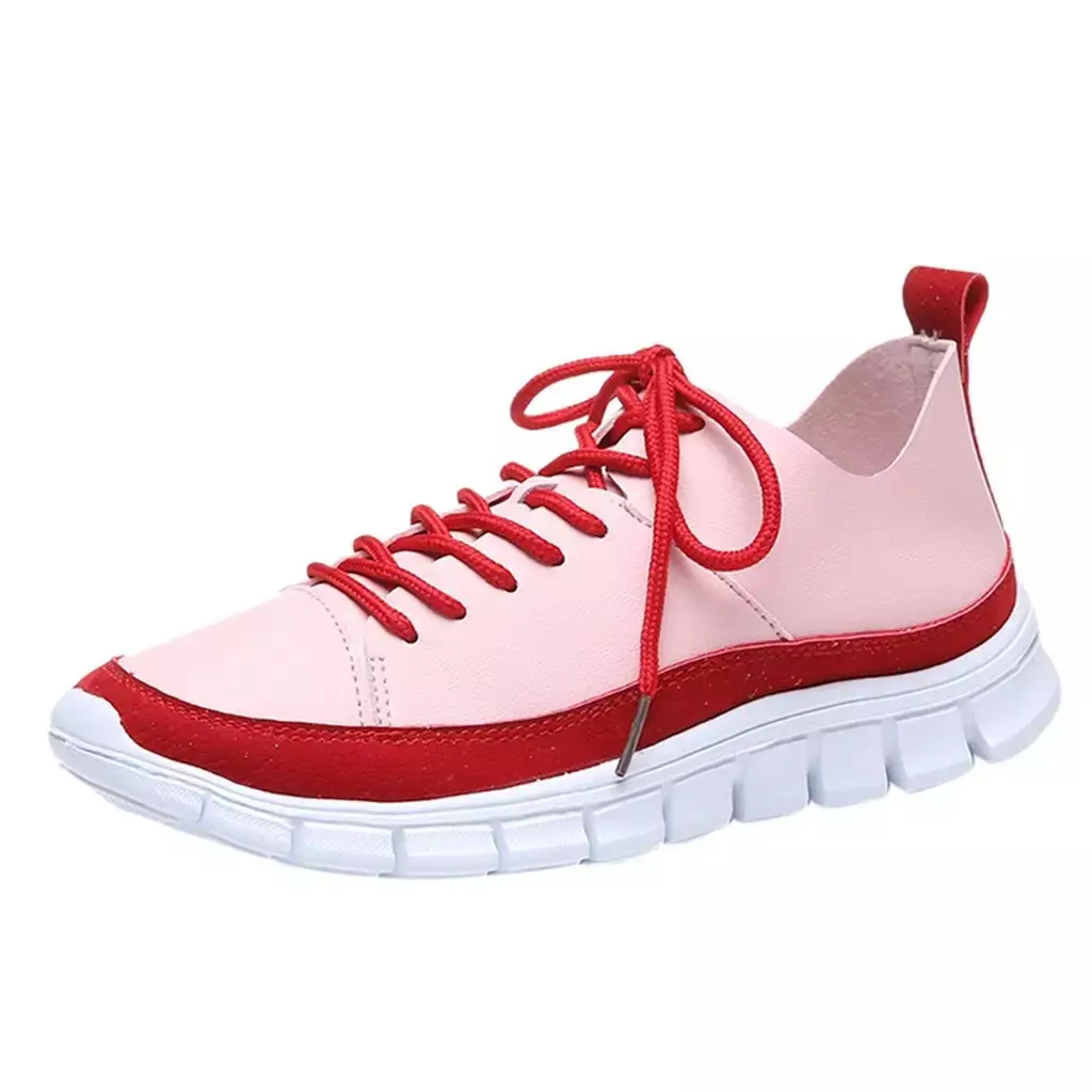 Lightweight front lace-up sneakers