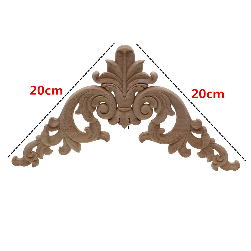 Solid wood hollow applique wood carving