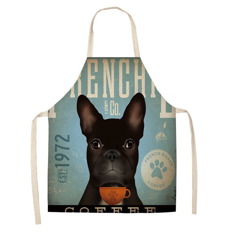 Title 5, Cotton and linen cartoon dog apron