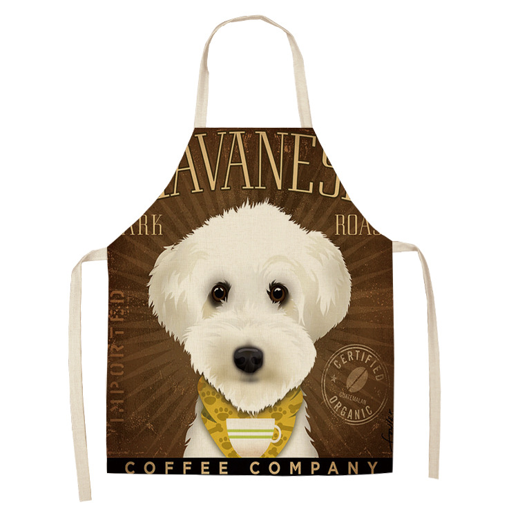 Title 11, Cotton and linen cartoon dog apron