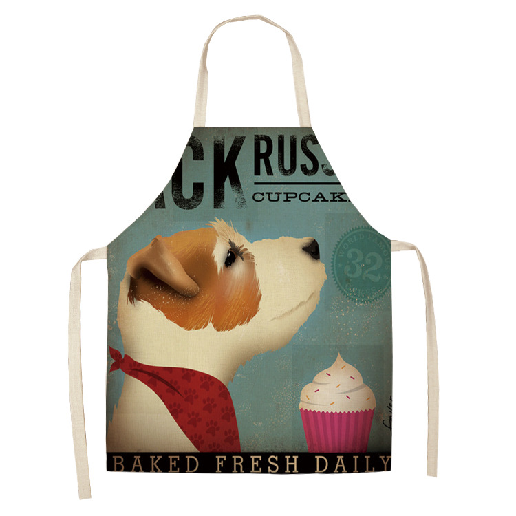 Title 12, Cotton and linen cartoon dog apron