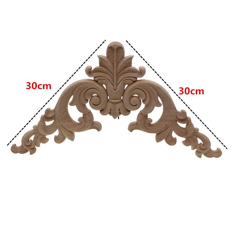 Solid wood hollow applique wood carving