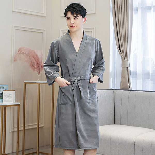 Title 7, Cardigan couples bathrobe, soft and cozy for ul...