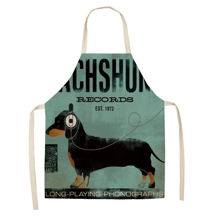 Title 20, Cotton and linen cartoon dog apron