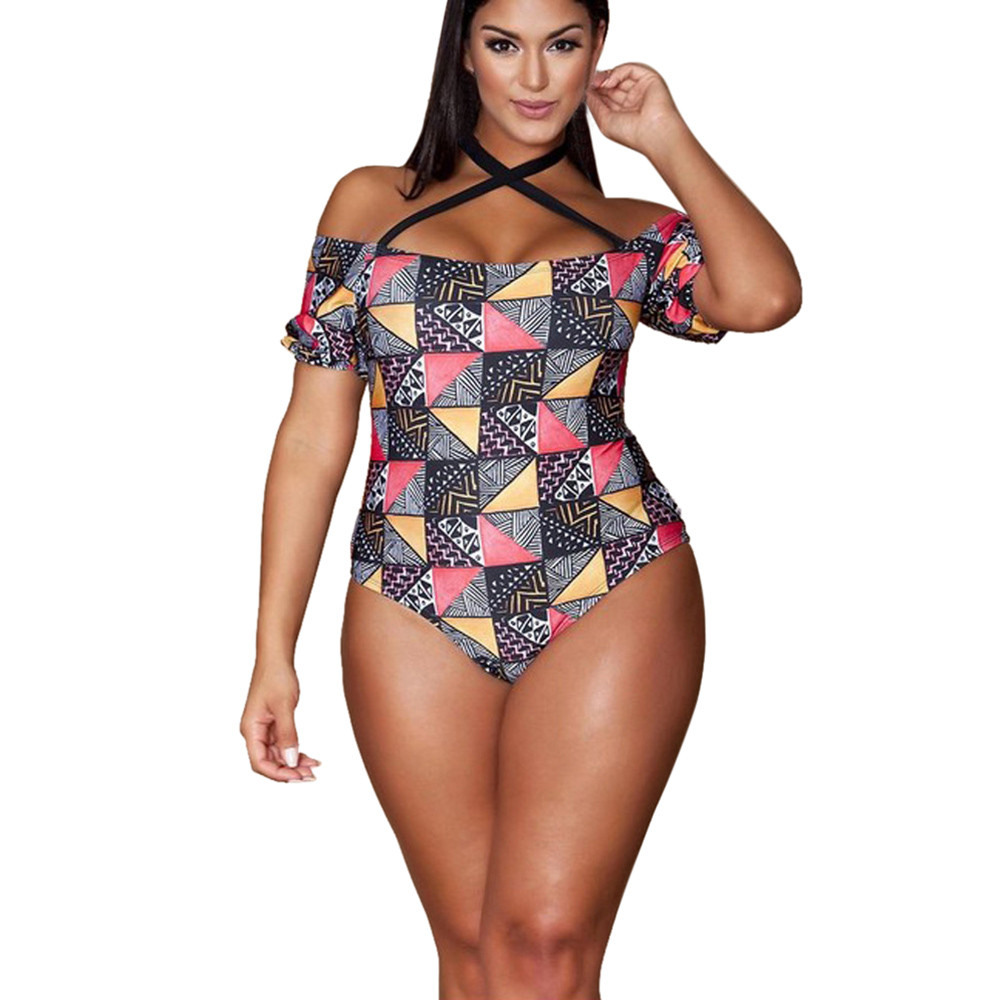 Geometric bikini ladies plus size - Image 3