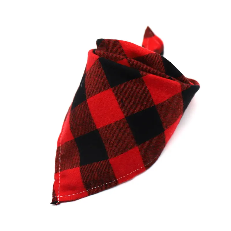 Thick Flannel Triangle Scarf