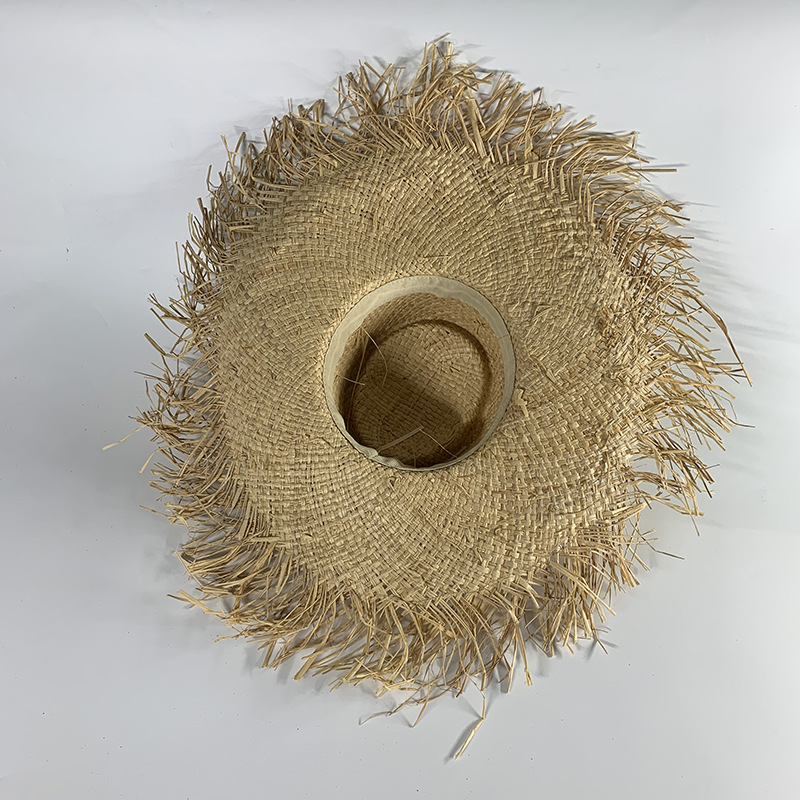 Ladies big brim straw hat