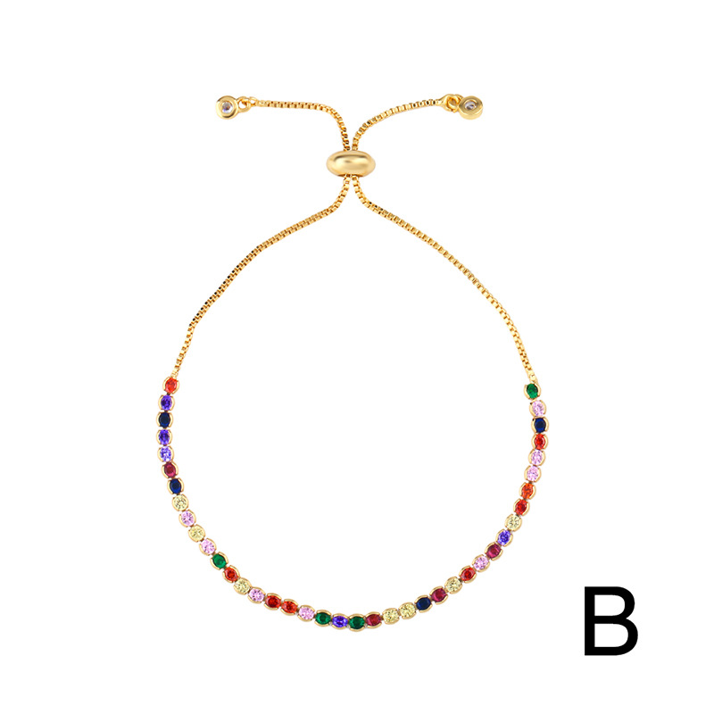 Personalized ins zircon bracelet