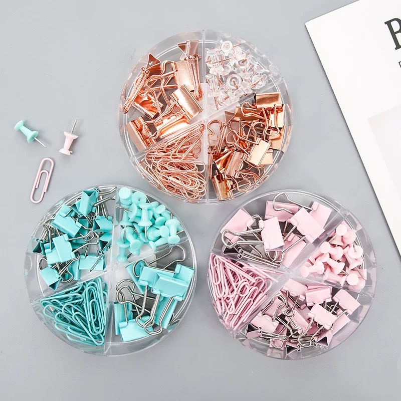 Long tail clip mixed suit I-shaped staple clip