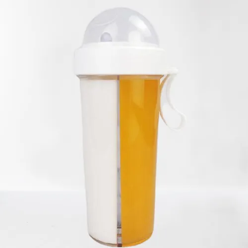 Double Tube Water Bottle White - Shop at LoveMi