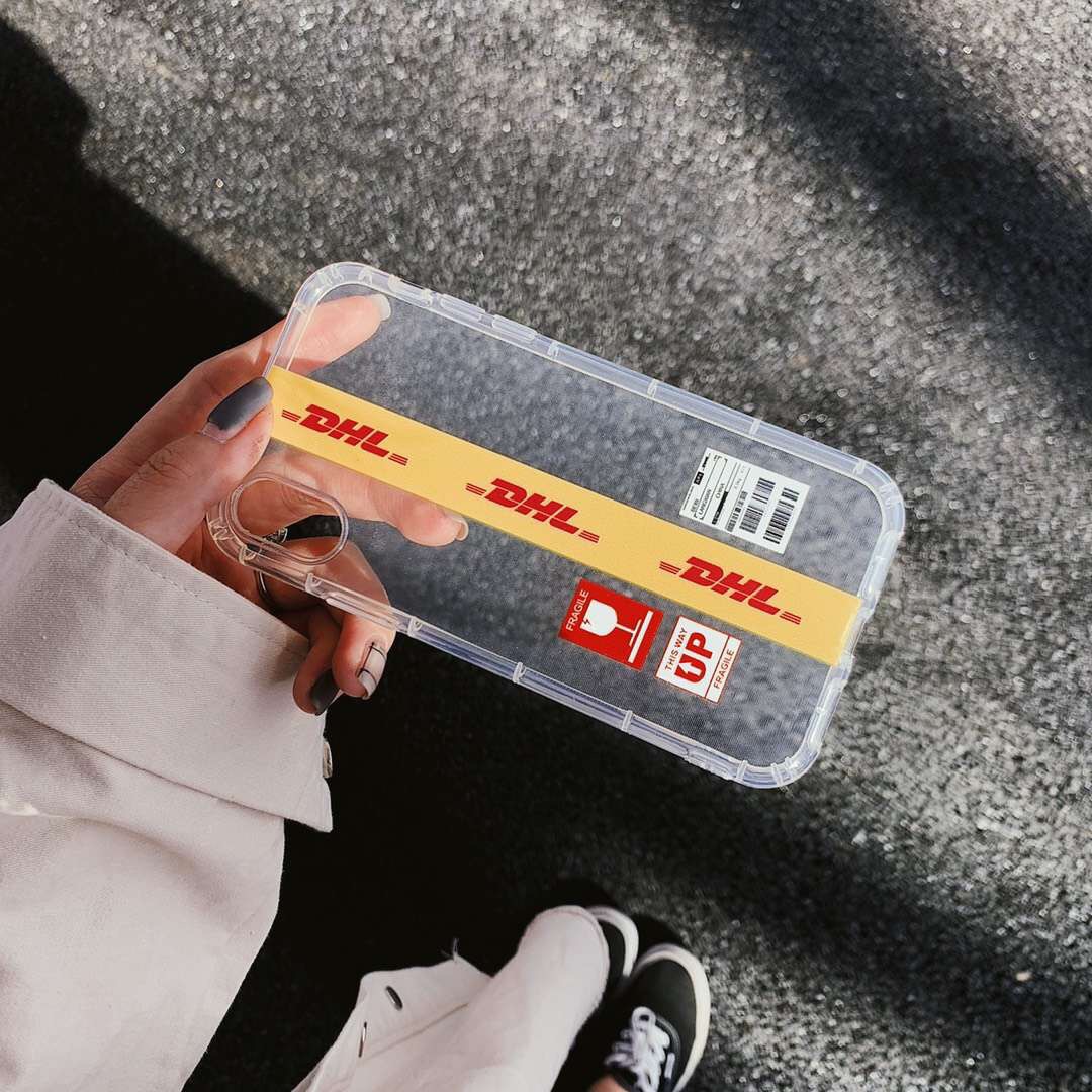 Compatible with Apple, DHL x RUBBER iPhone Shell - Image 3