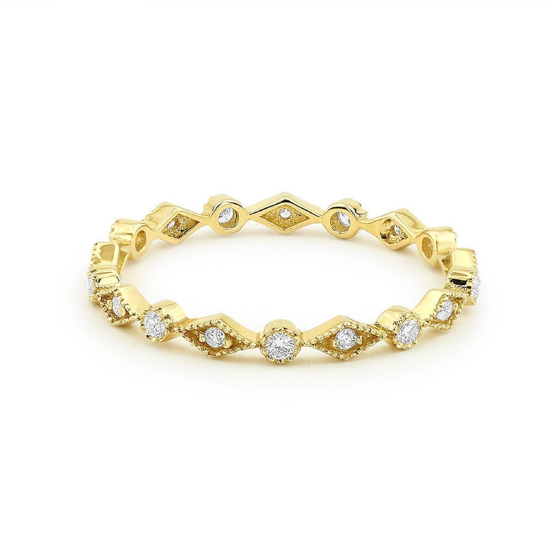 Female Silver 14K Ring