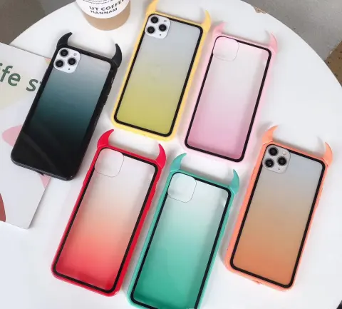 Rainbow Devil Horn Phone Case
