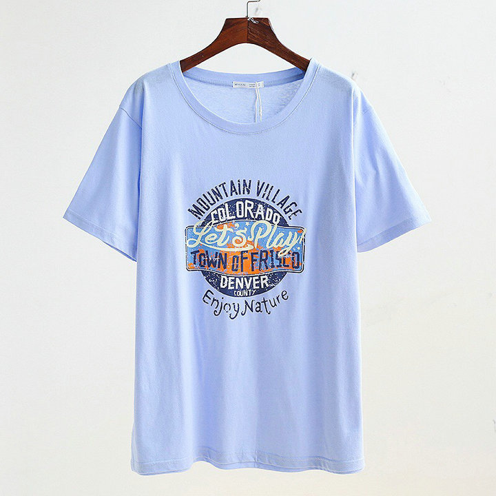 Women's printed short-sleeved t-shirt