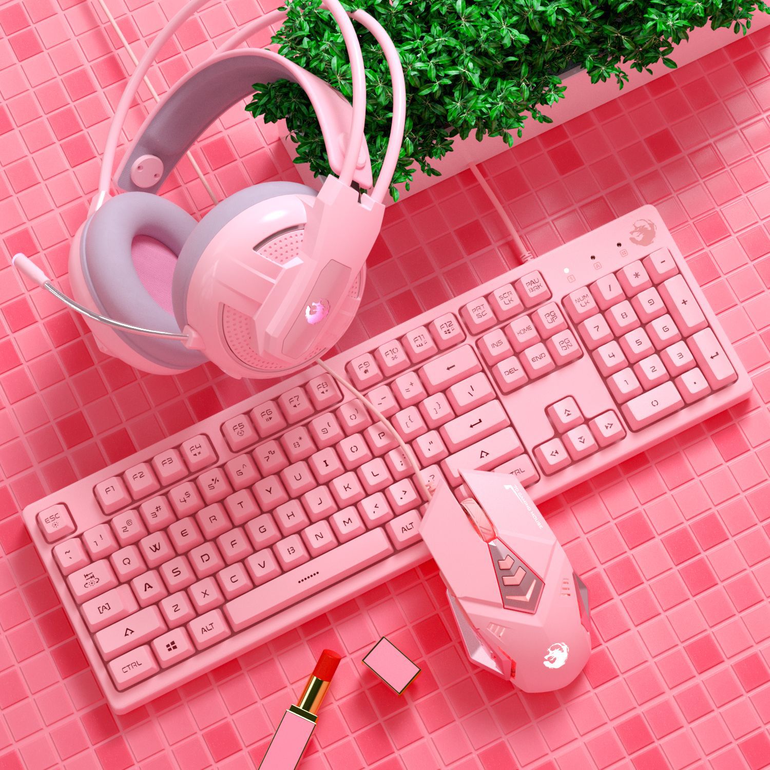 Keyboard mouse headset2