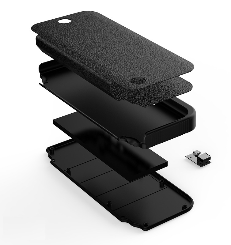 Leather case protective case charging treasure - Image 2