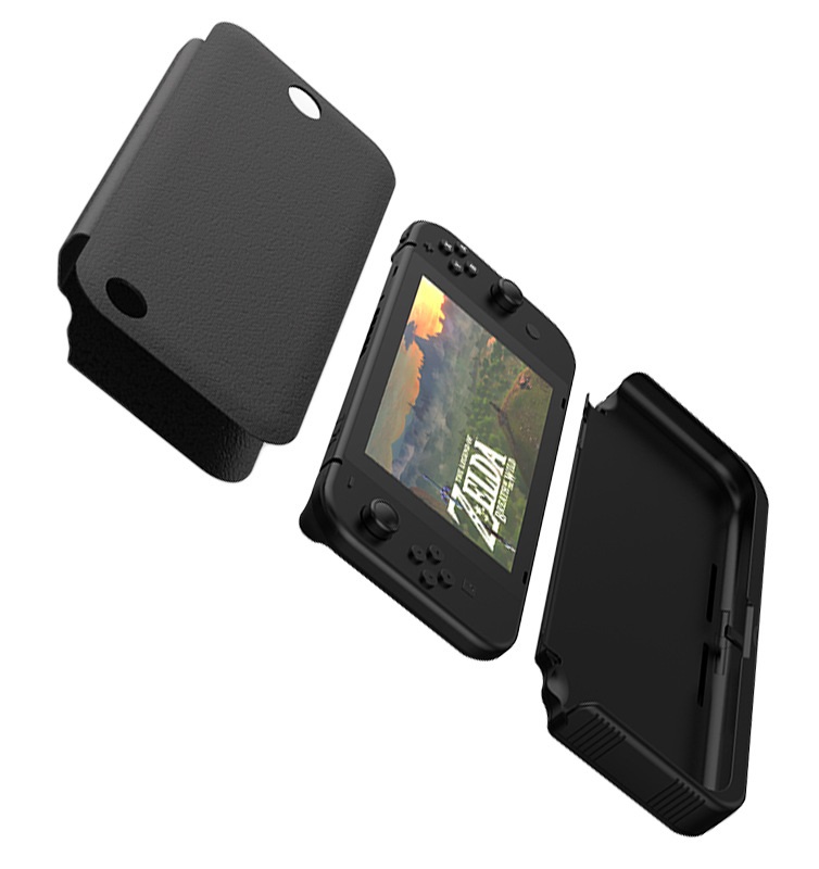 Leather case protective case charging treasure