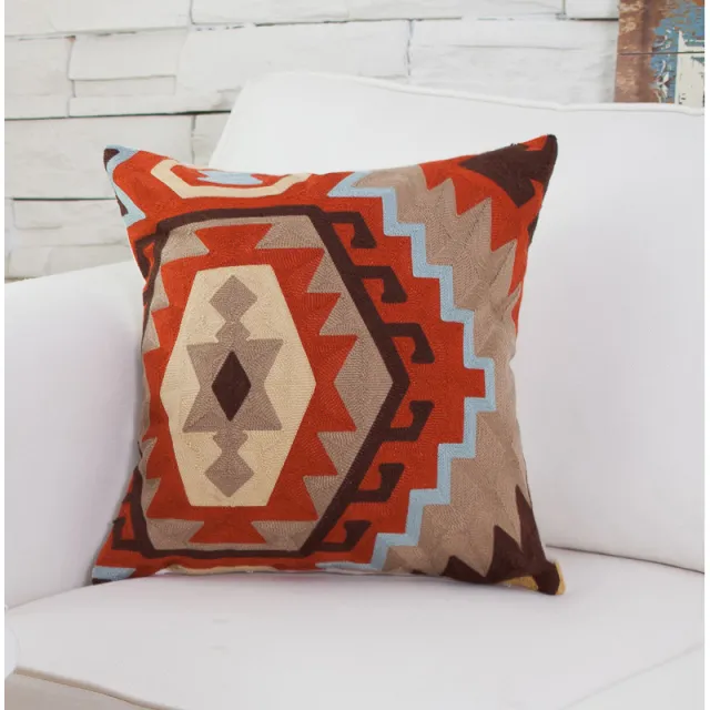 Sofa embroidered pillow cover Red Ladybug - Shop at LoveMi