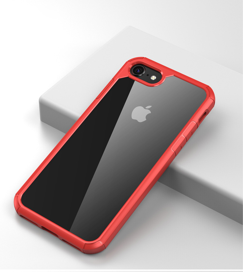 Compatible with Apple , Anti-fall transparent mobile phone case - Image 2