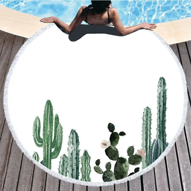 Microfiber plant printed beach towel - Shop at LoveMi