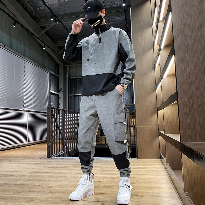 Men's sweater suit autumn