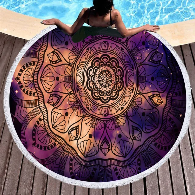 Microfiber round beach towel 6 Style - Shop at LoveMi