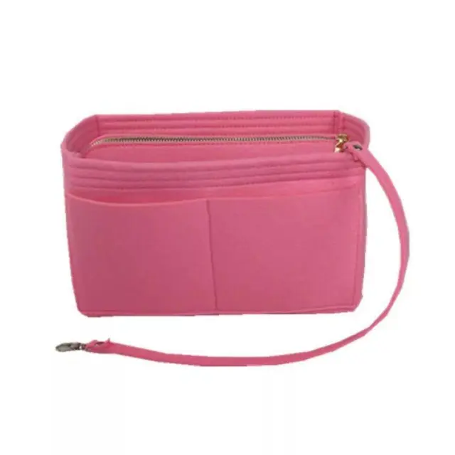 Large Purse Insert Makeup Cosmetic Box Handbag Pink - Shop at LoveMi