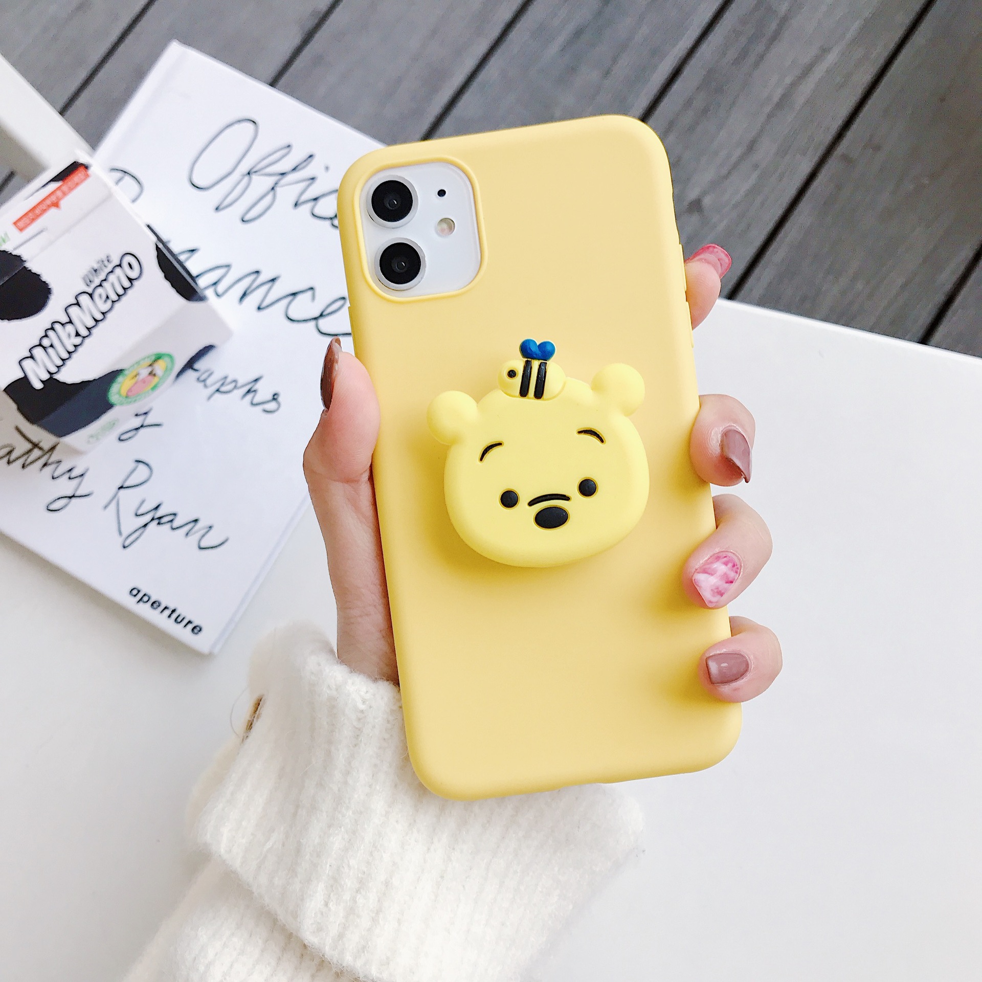 Bracket shell cartoon anti-fall mobile phone case - Image 5