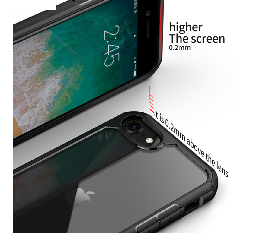 Compatible with Apple , Anti-fall transparent mobile phone case - Image 5