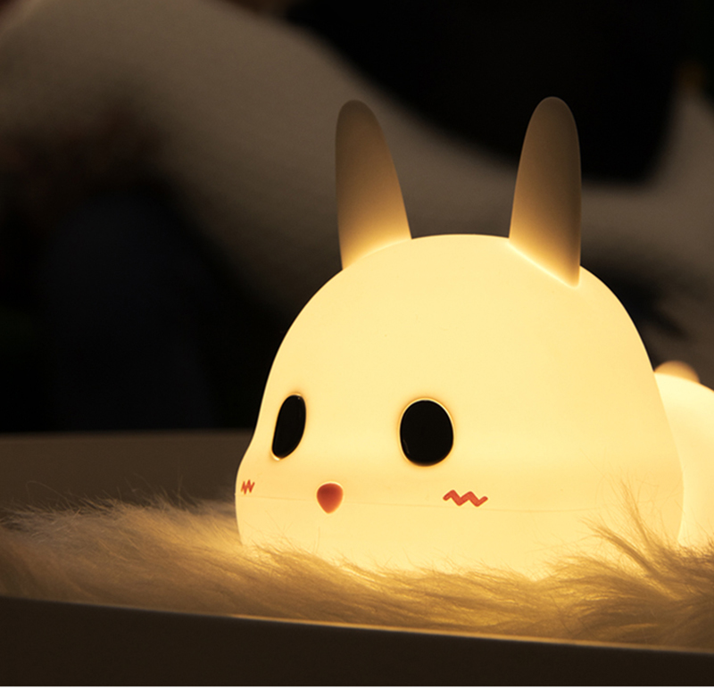 Silicone Rabbit Night Light
