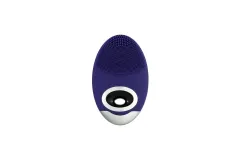 New electric silicone cleansing instrument - Blue - View 1