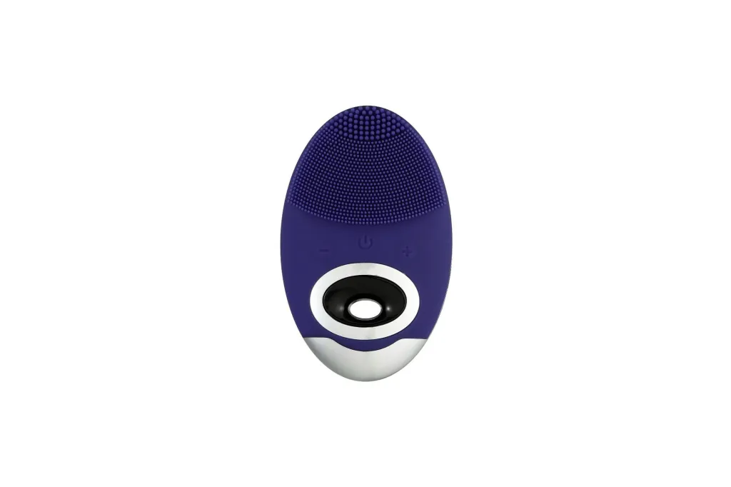 New electric silicone cleansing instrument - Blue