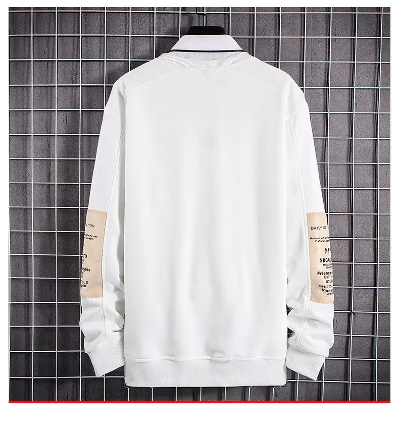 Men's round neck sweater loose