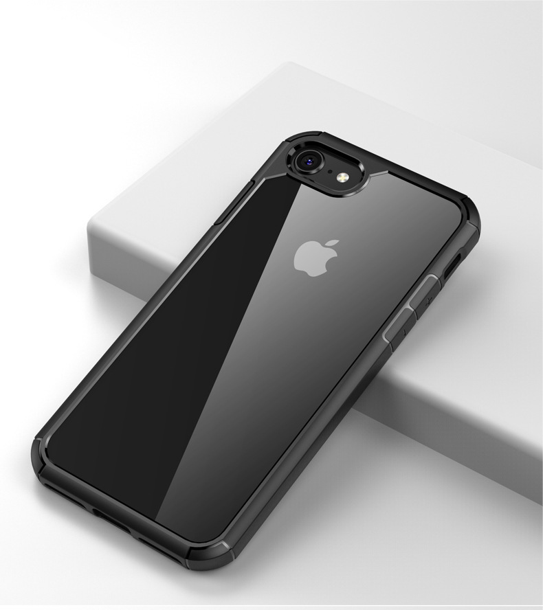 Compatible with Apple , Anti-fall transparent mobile phone case