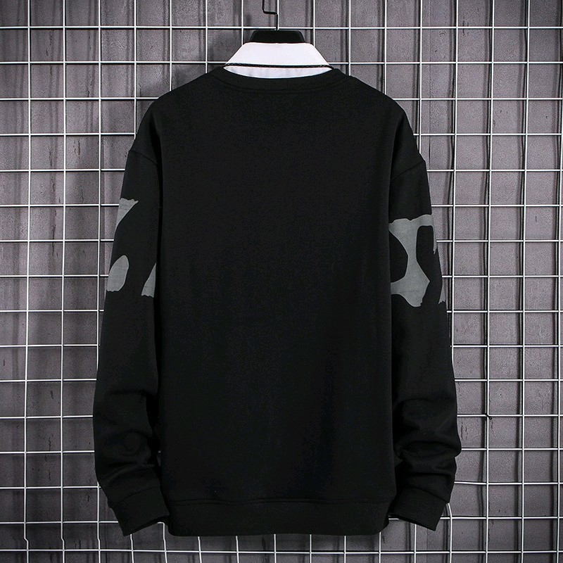 Men's long sleeve crew neck sweatshirt