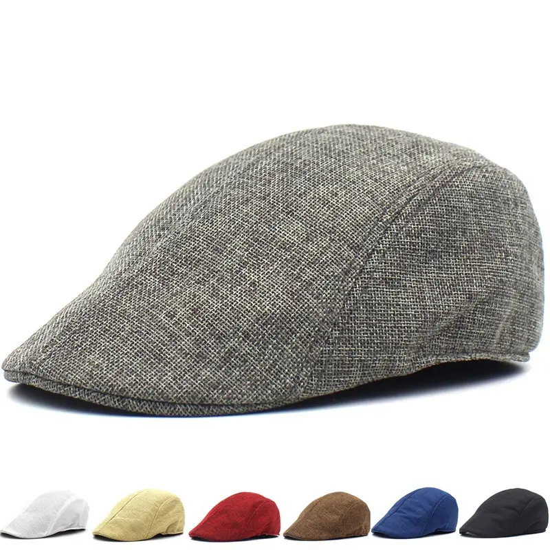 Breathable Outdoor Retro Peaked Cap Mesh Beret