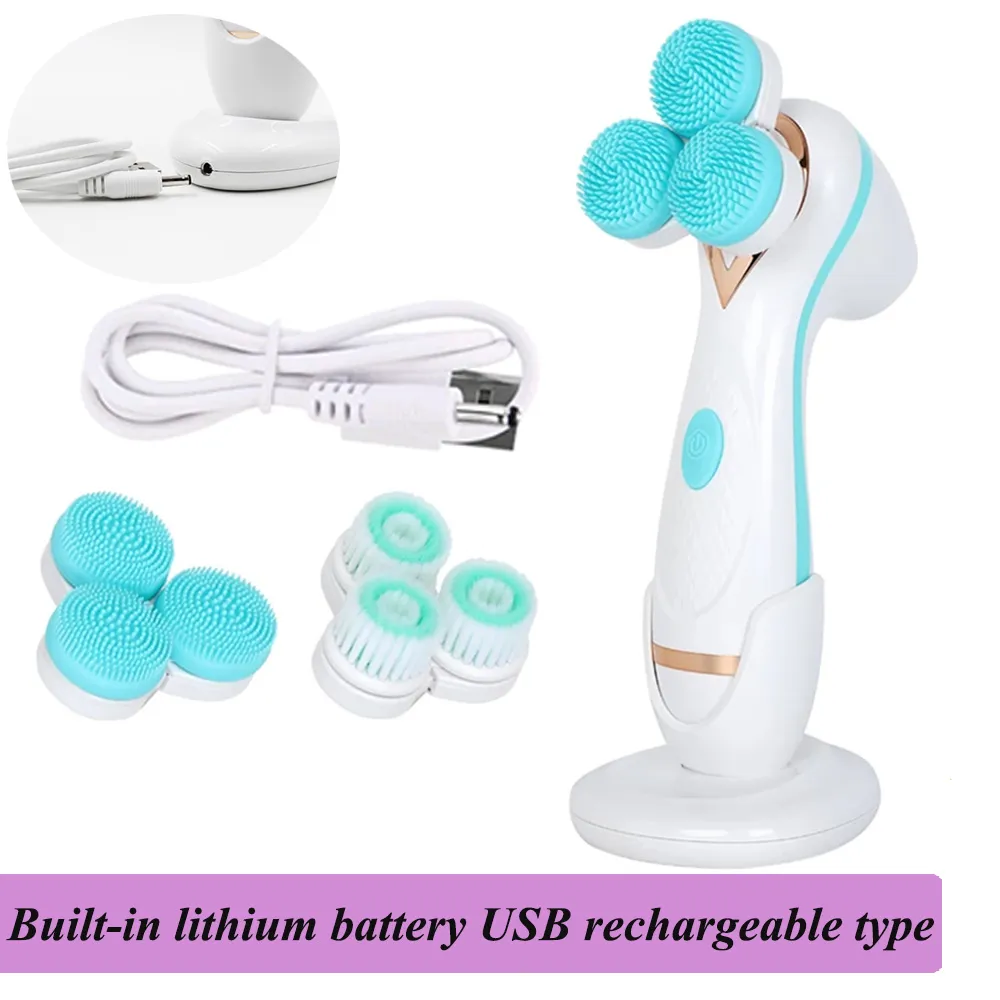 Pore cleaning electric face washer - Blue