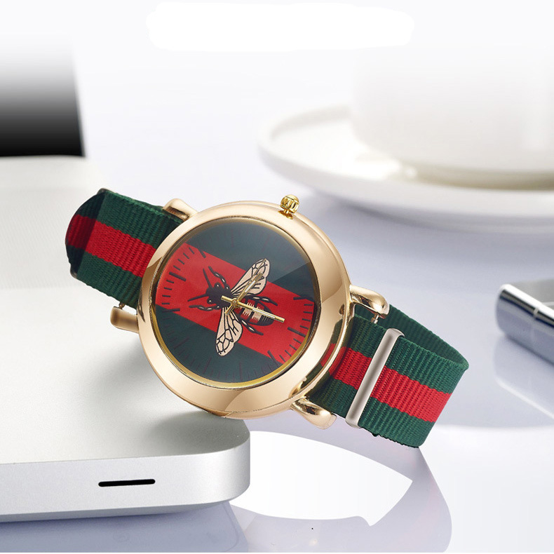 Cigarette Lighter Quartz Canvas Watch
