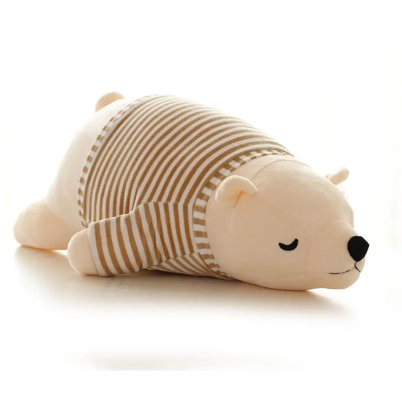 Soft Polar Bear Plush Toy Stuffed Animal Pillow