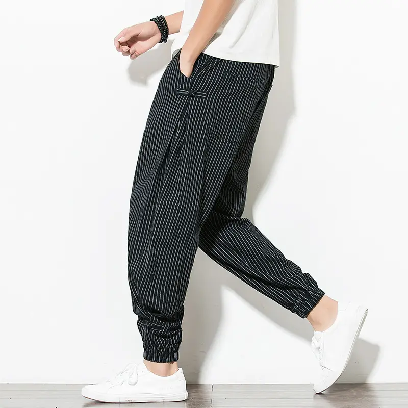 Harlan cropped pants men's cotton bloomers