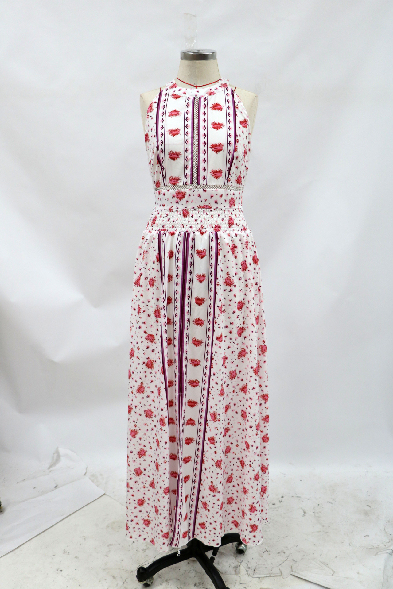 New dress with printed long skirt