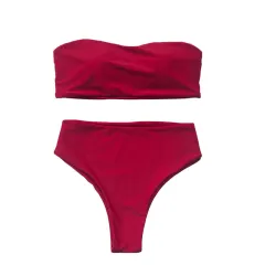 Summer swimwear bikini - Red - View 1