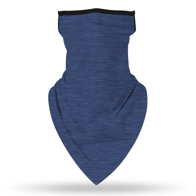 Breathable comfortable magic triangle scarf scarf Navy Blue - Shop at LoveMi
