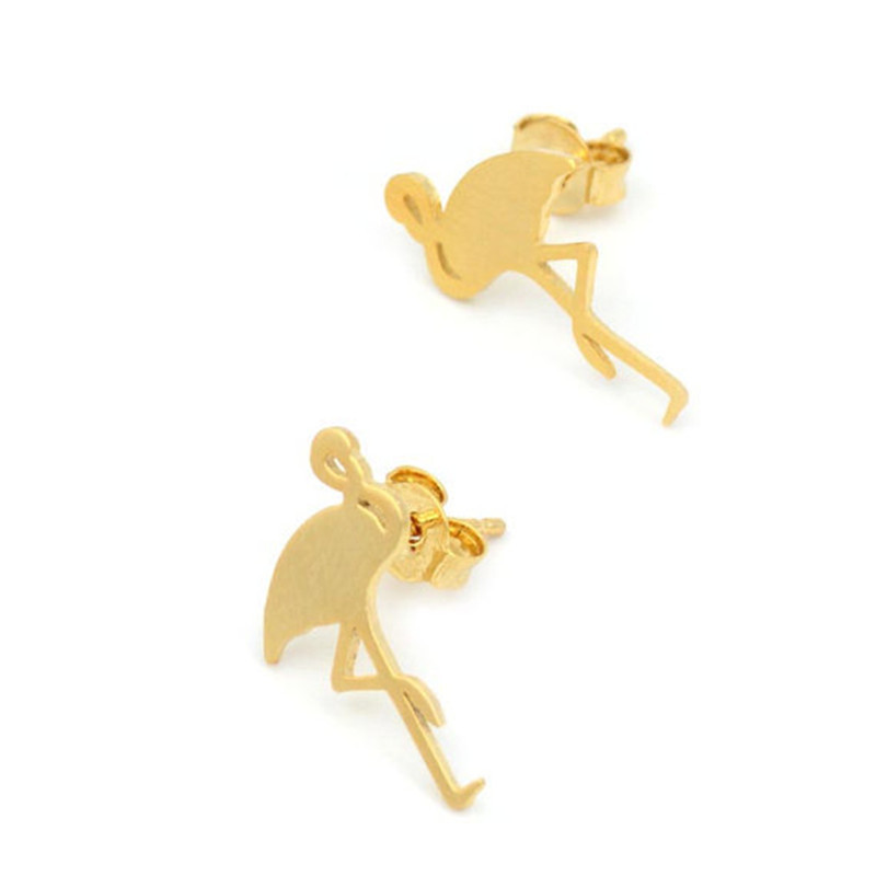 Red-crowned crane earrings