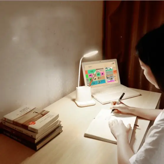 USB rechargeable LED desk lamp