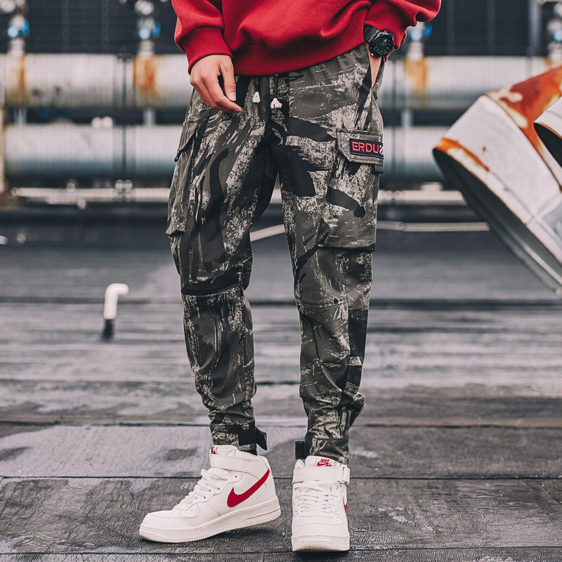 Camouflage loose casual overalls