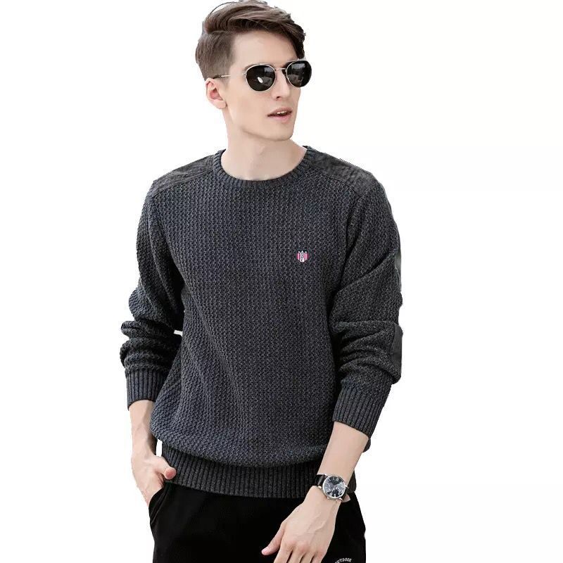 Title 4, Thick sweater mens round neck Pullover casual ...