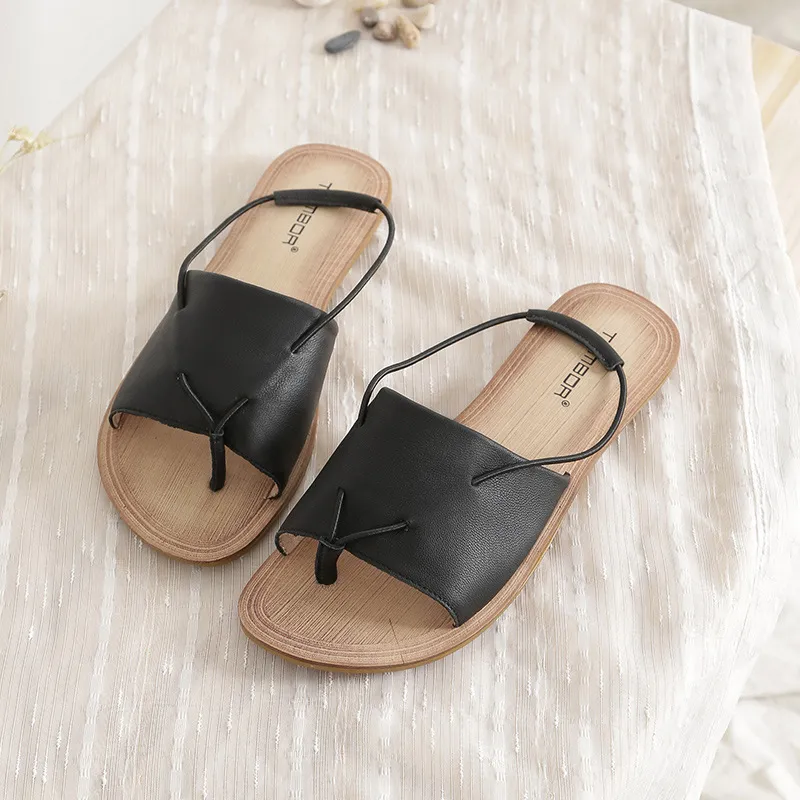 Women's shoes in sheepskin - Black